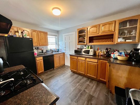 Interior, Kitchen, Wood Texture Flooring