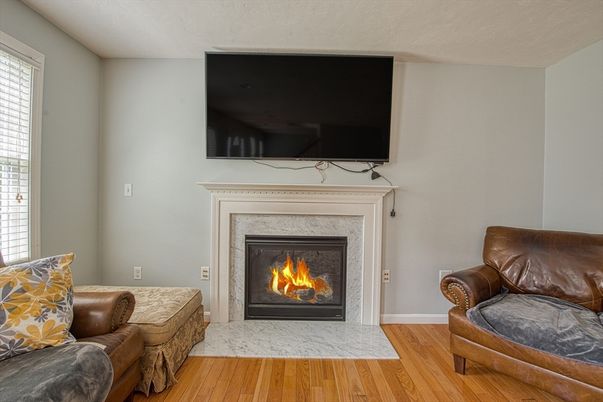 Fireplace, Interior, Wood Texture Flooring