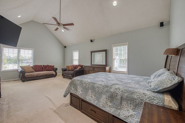 Bedroom, Interior, Recessed Lighting
