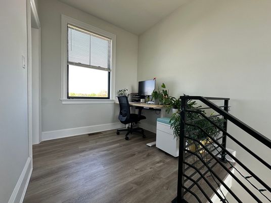 Home Office, Interior, Wood Texture Flooring