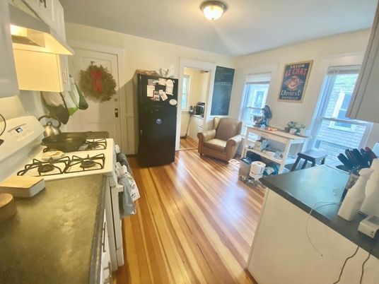 Interior, Kitchen, Wood Texture Flooring
