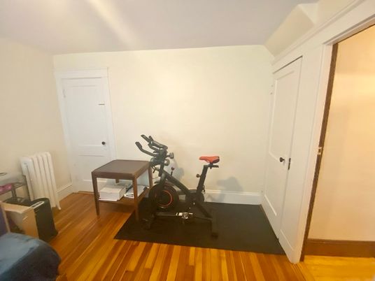 Fitness Equipment, Interior, Wood Texture Flooring
