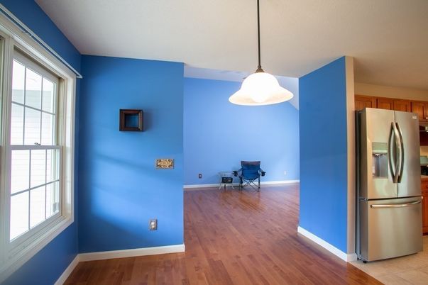 Interior, Kitchen, Pendant Lights, Wood Texture Flooring