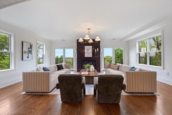 Chandelier, Fireplace, Interior, Living room, Wood Texture Flooring