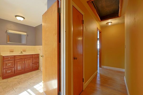 Bathroom, Interior, Wood Texture Flooring