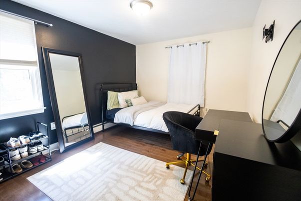 Bedroom, Interior, Wood Texture Flooring