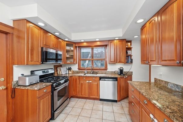 Interior, Kitchen, Recessed Lighting, Stainless Steel Appliances