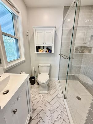 Bathroom, Glass Shower, Interior