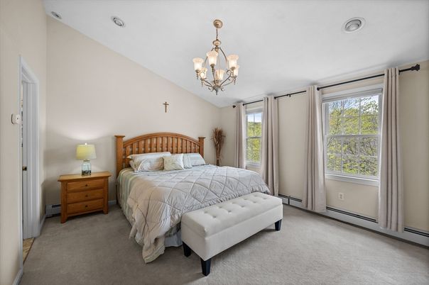 Bedroom, Chandelier, Interior