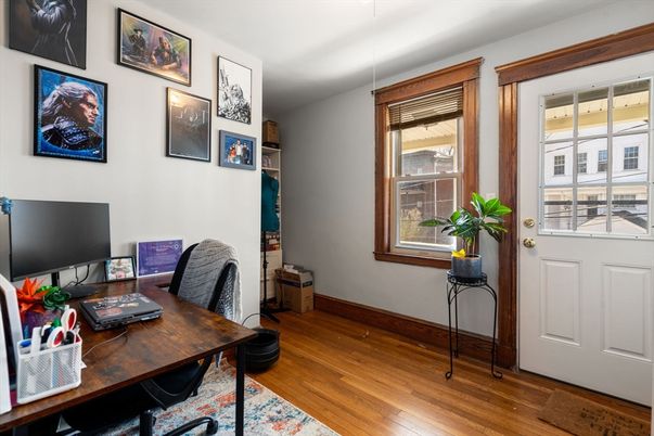 Home Office, Interior, Wood Texture Flooring