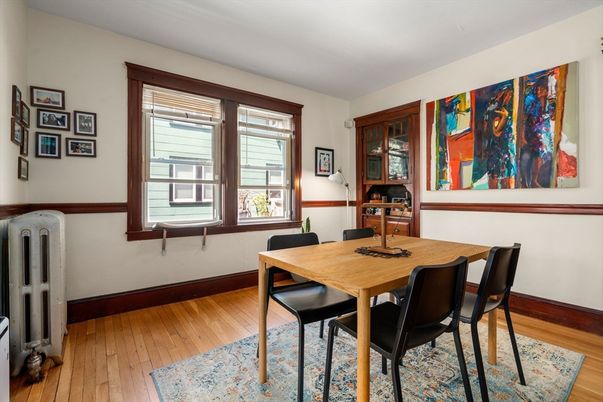Dining room, Interior, Wood Texture Flooring