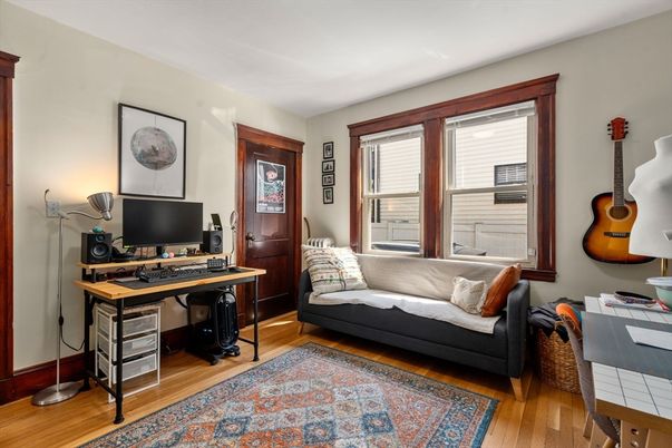 Home Office, Interior, Wood Texture Flooring
