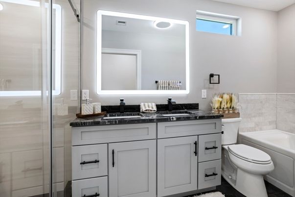 Bathroom, Glass Shower, Interior