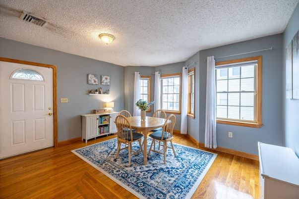 Dining room, Interior, Wood Texture Flooring