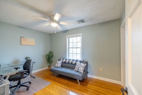 Home Office, Interior, Wood Texture Flooring