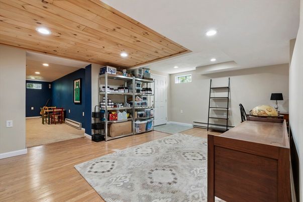 Interior, Recessed Lighting, Wooden Ceilings, Wood Texture Flooring