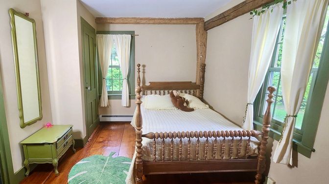 Bedroom, Interior, Wood Texture Flooring