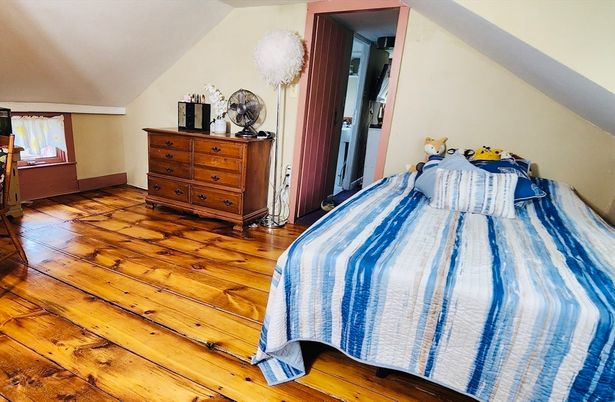 Bedroom, Interior, Wood Texture Flooring