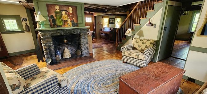Bedroom, Fireplace, Interior, Piano, Wood Texture Flooring