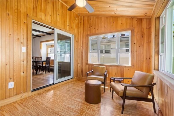 Dining room, Interior, Wooden Ceilings, Wood Texture Flooring, Wooden Walls