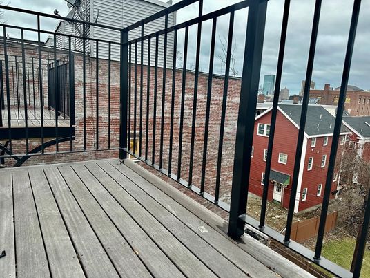 Exterior, Wood Texture Flooring