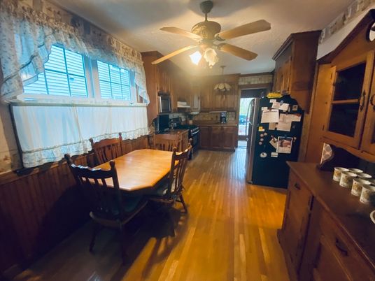 Dining room, Interior, Kitchen, Wood Texture Flooring