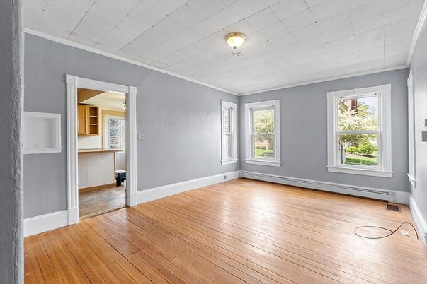 Empty room, Interior, Wood Texture Flooring
