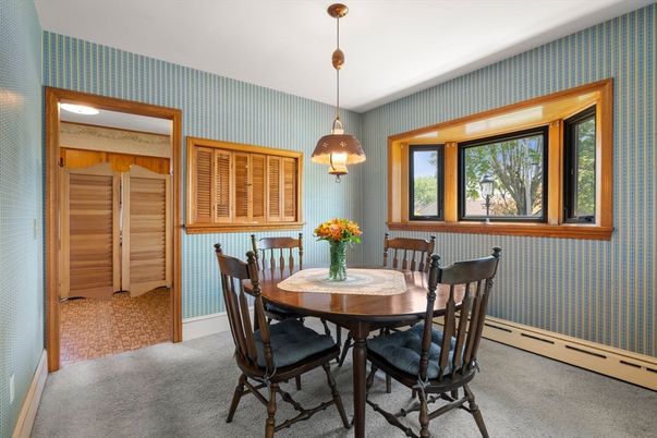 Dining room, Interior, Pendant Lights