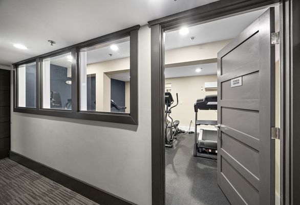 Fitness Equipment, Interior, Recessed Lighting