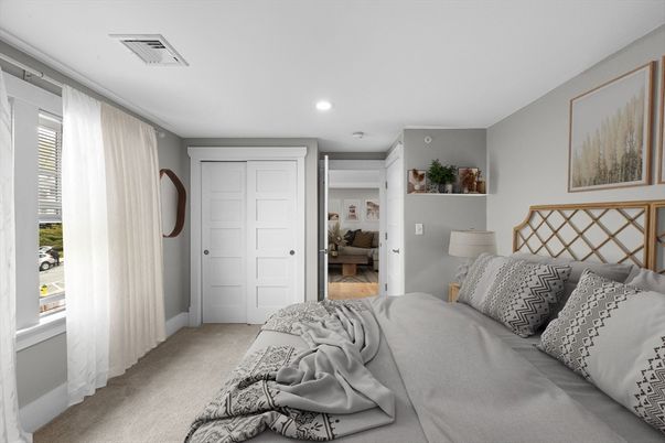 Bedroom, Interior, Recessed Lighting