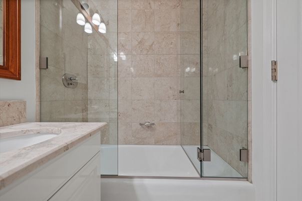 Bathroom, Glass Shower, Interior