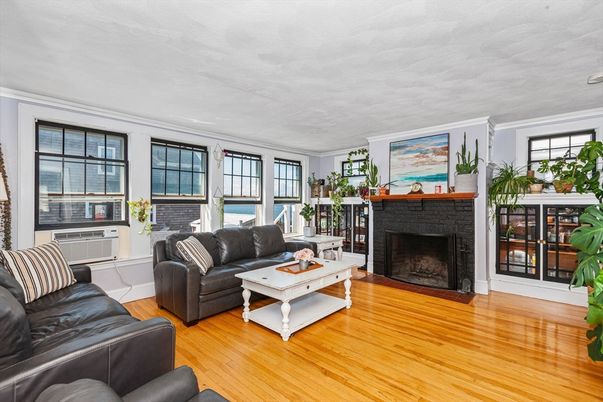 Fireplace, Interior, Living room, Water, Wood Texture Flooring