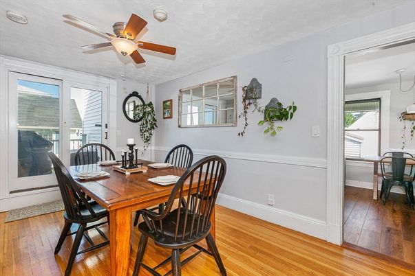 Dining room, Interior, Wood Texture Flooring