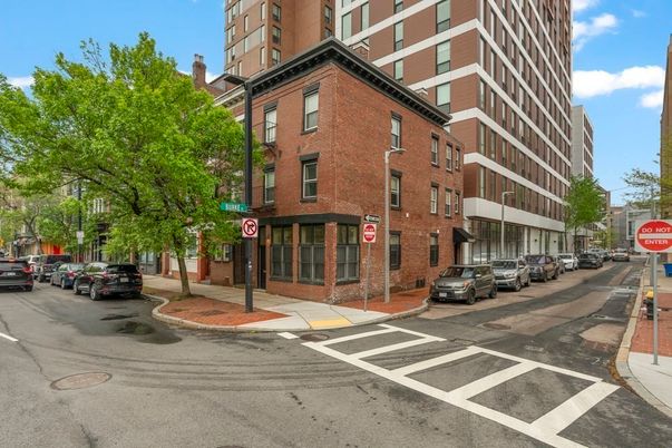 Exterior, Facade, Brick Facade, Condo Building