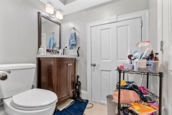 Bathroom, Interior, Wood Texture Flooring