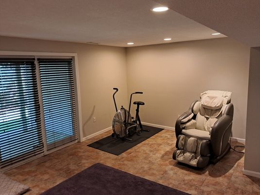 Fitness Equipment, Interior, Recessed Lighting