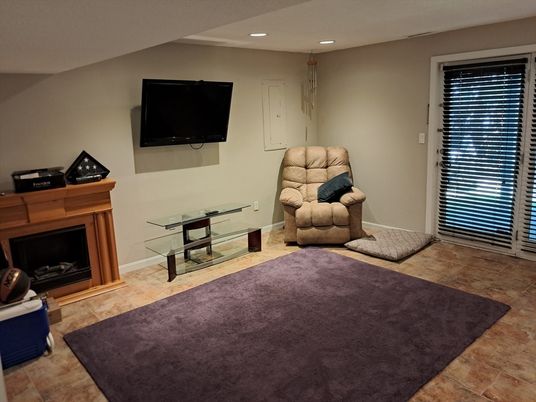 Fireplace, Interior, Recessed Lighting