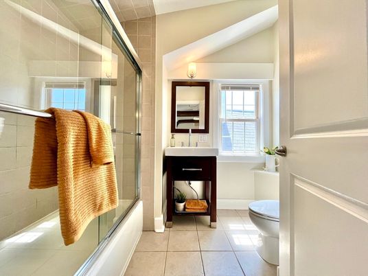 Bathroom, Glass Shower, Interior