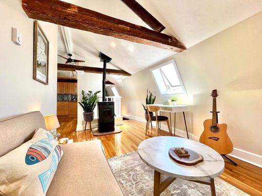 Dining room, Interior, Living room, Wooden Beams, Wood Texture Flooring