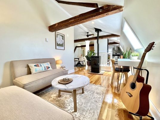 Interior, Living room, Piano, Wooden Beams, Wood Texture Flooring