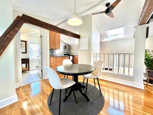 Dining room, Interior, Kitchen, Pendant Lights, Wood Texture Flooring