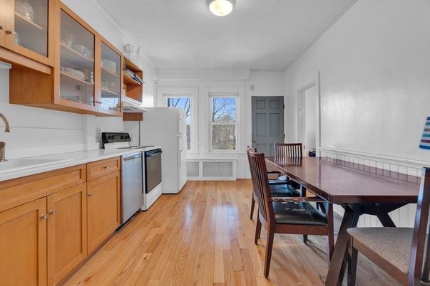 Dining room, Interior, Kitchen, Wood Texture Flooring