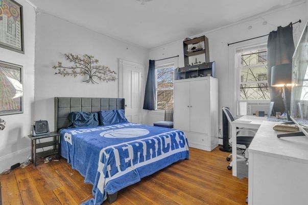 Bedroom, Home Office, Interior, Wood Texture Flooring