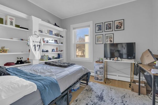 Bedroom, Home Office, Interior, Wood Texture Flooring