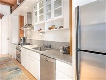 Interior, Kitchen, Stainless Steel Appliances, Wooden Beams, Wooden Ceilings, Wood Texture Flooring