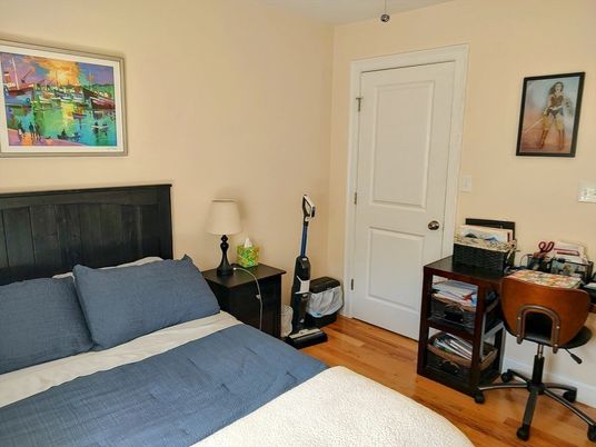 Bedroom, Home Office, Interior, Wood Texture Flooring