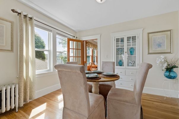 Dining room, Interior, Wood Texture Flooring