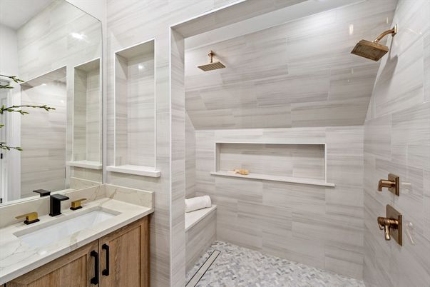 Bathroom, Glass Shower, Interior