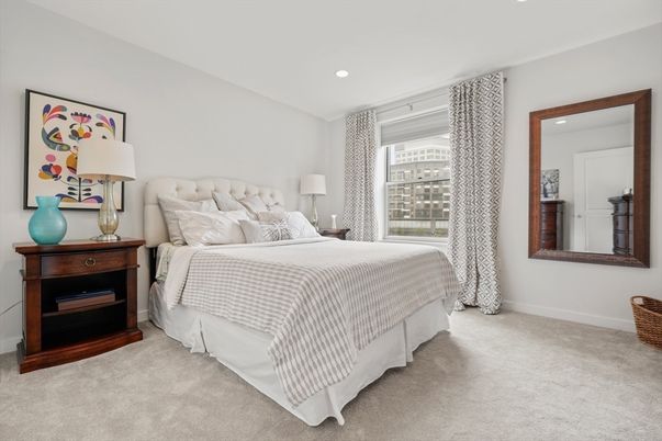 Bedroom, Interior, Recessed Lighting