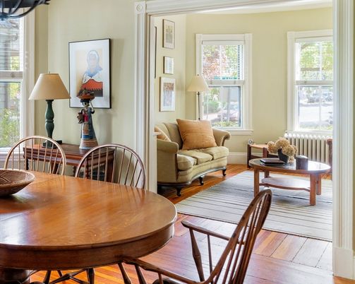 Dining room, Interior, Wood Texture Flooring
